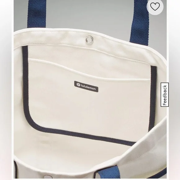 NWT Daily Multi-Pocket Canvas Tote Bag 20L Logo - Picture 4 of 5